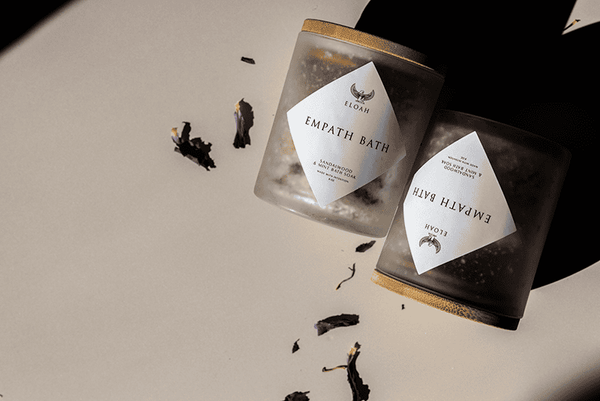 Cruelty-free all natural skincare bath salts for empaths - made in USA